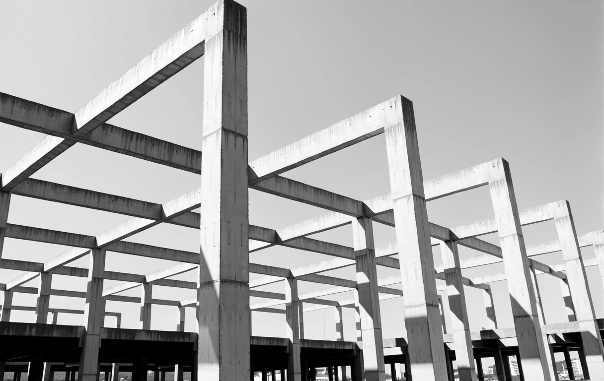 Estructura arquitectónica inacabada